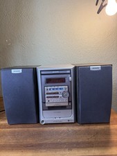 Aiwa XR-M150 Compact Stereo System CD Cassette Tape Player AM FM Radio Read