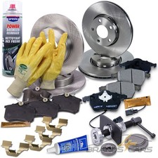 ATEC BREMSSCHEIBEN+BREMSBELÄGE BREMSKLÖTZE VORNE+HINTEN FÜR AUDI A4 B6 8E 00-04