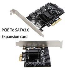 PCIe to SATA3.0 Expansion card PCI E Sata Card Controller PCIe Converter 6Gbps