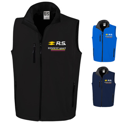 Renault RS Softshell Bekleidung Herren Motorrad Rallye ärmellos Winterweste