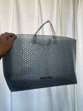 Bolso de mujer miu miu shopper limitado material de vinilo accesorios de gran capacidad limi
