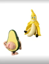 New Cheeky Fruit Magnet Set Banana & Avocado Funny Gag Gift Refrigerator Toolbox