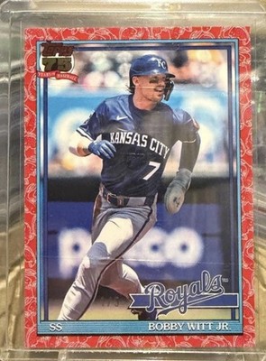 2026 Topps Series 1 Japan Edition #T91-3 Bobby Witt Jr. Koi Fish Red /5 SSP