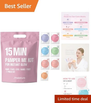 15-Minute Pamper Me Kit: Complete Korean Spa Gift Set for Ultimate Relaxation