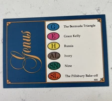Genus Trivial Pursuit Cards Pack/100