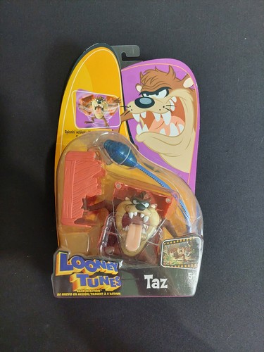 LOONEY TUNES Back In Action TAZ TASMANIAN DEVIL 2003 Mattel Toy Figure NEW - Picture 1 of 7