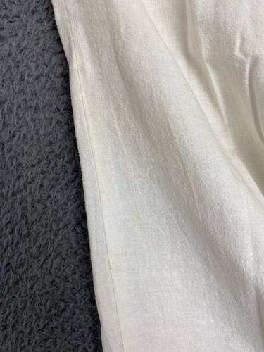 Pilcro Anthrpologie Pants Womens 14 Beige Linen Blend Relaxed Wide Leg Lagenlook - Picture 6 of 14