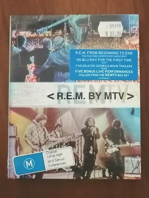 R.E.M. By MTV (Blu-ray, 2015 Rhino) NEW