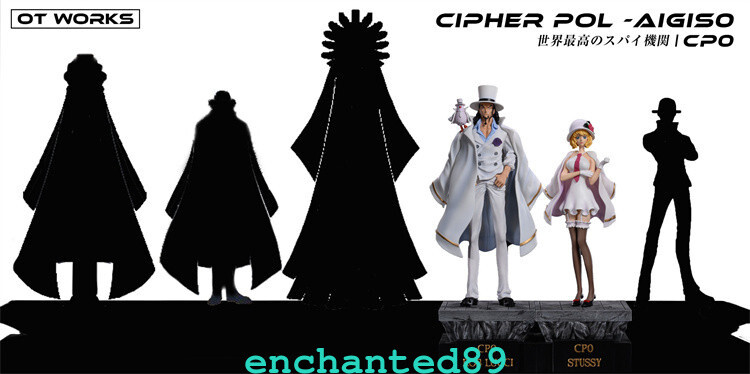 OT Studio One Piece CP0 Rob Lucci Stussy GK Collector Resin