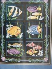 DIMENSIONS Cross Stitch Kit Underwater Elegance Tropical Fish NEW
