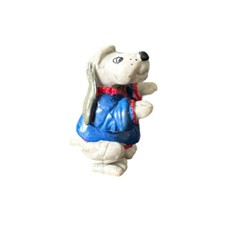 Tonka Pound Puppies Grey Cooler Figurine PVC 1986 Vintage