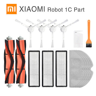 For Xiaomi Mijia 1C Sweeping Robot Vacuum Main Brush Side Brush Filter Mop Kit For Xiaomi Mijia 1C Sweeping Robot Vacuum Main Brush Side Brush Filter Mop Kit