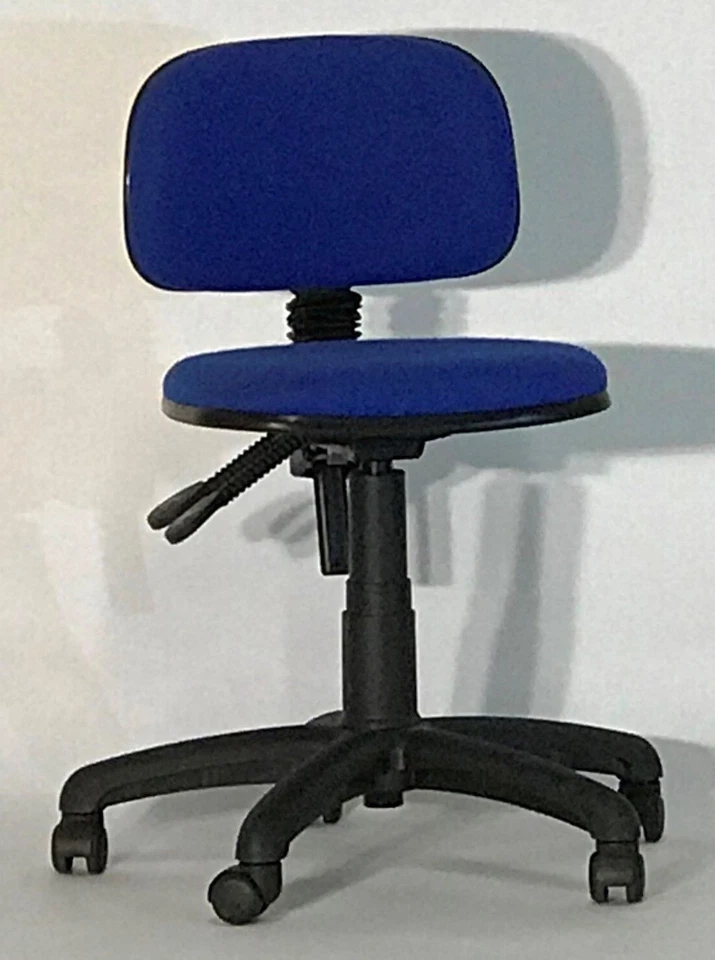 Albion Chairs 001 seat height & back rake adjustable task chairs in blue - Image 3 of 4