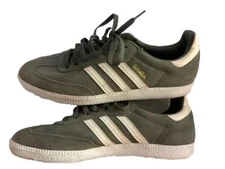 Adidas Samba Sz 12 Low Top Olive Green Shoes D65455 Men’s Unisex RARE 2013