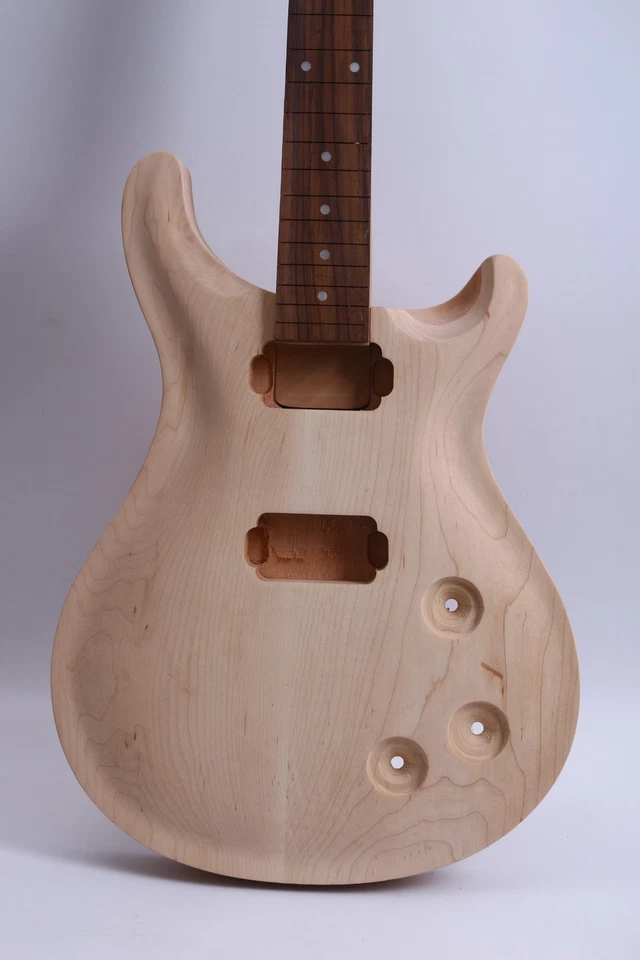 1set guitar Kit Guitar neck 22fret guitar body Mahogany Maple wood Set in Bodies - Image 2 of 4