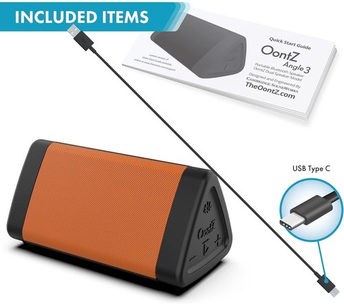 OontZ Angle 3 PORTABLE BLUETHOOTH SPEAKER Crystal Clear Stereo Sound NEW - Picture 24 of 48