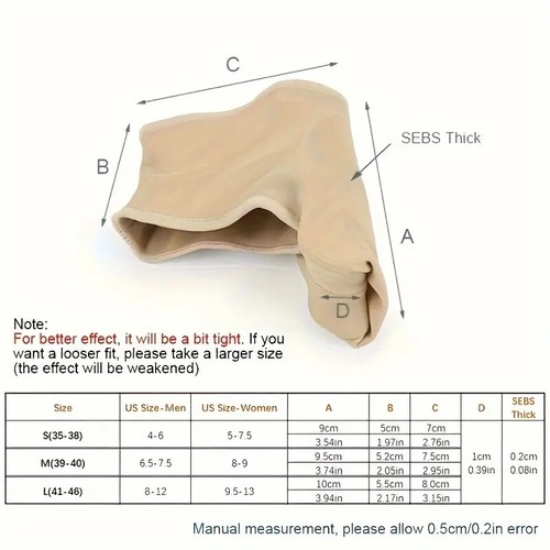2Pack Bunion Corrector Hallux Valgus Corrector Straightener Foot Toe Separators - Picture 5 of 5