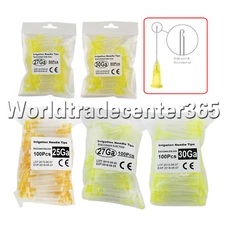Dental Endodontic endo Irrigation Needle Tips End Closed Side hole 25/27/30 GA