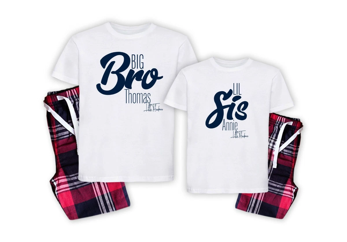 Matching brother online and sister pyjamas