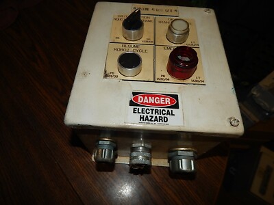 Hoffman E4SPBY25M A-2001 Cell Gate Control Box Enclosure *FREE SHIPPING*