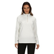 Image of Regatta Womens Sweethart Micro Layer Fleece Top Lightweight Ladies Half Zip Neck