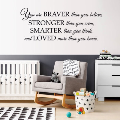 Du Bist Tapferer Als Du Glaubst Milne Winnie The Pooh Vinyl Wandtattoo Aufkleber