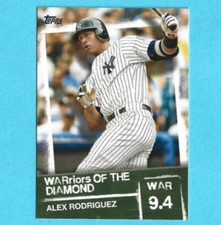 2020 Topps Warriors of the Diamond #WOD-9 Alex Rodriguez New York Yankees