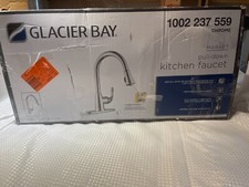 Glacier Bay HD67551-1201 Market single handle Pull-down Kitchen Faucet with turb