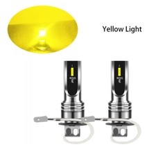 2Pcs H1 H3 H4 H7 LED Headlight Bulb Kit High Low Beam Super Bright 6000K