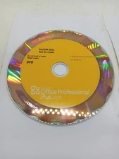 Microsoft Office Professional Plus 2010 Disc And Key Only 