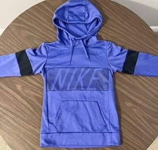 Nike Dri Fit Fleece Lined Hoodie Size XS Indigo
