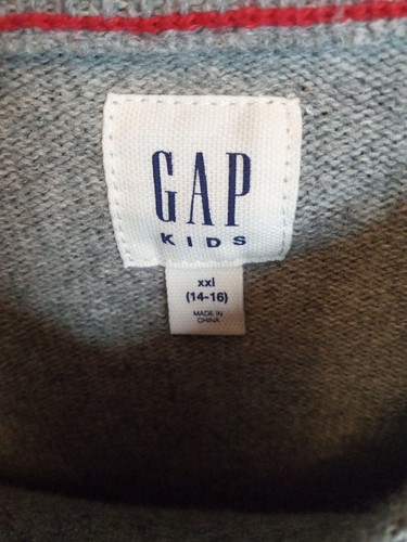 Gap Kids Size XXL Long Sleeve Pullover Sweater 10% Wool Blend - Picture 5 of 8