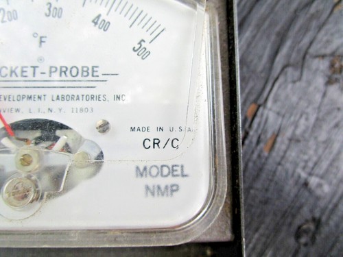 Pyrometer Pocket Probe by EDL, model NMP Series II Works Temperature Tool Box - Picture 6 of 9