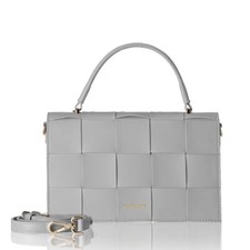 Nudaluna borsa da donna Lara color Grigio pelle sintetica (PU)  cm 25,5x9,5x16