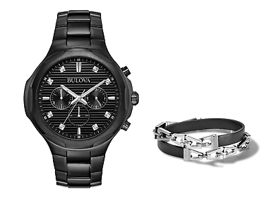 Bulova Men's Quartz Chronograph Diamonds Watch Bracelet Bulova Men's Quartz Chronograph Diamonds Watch Bracelet