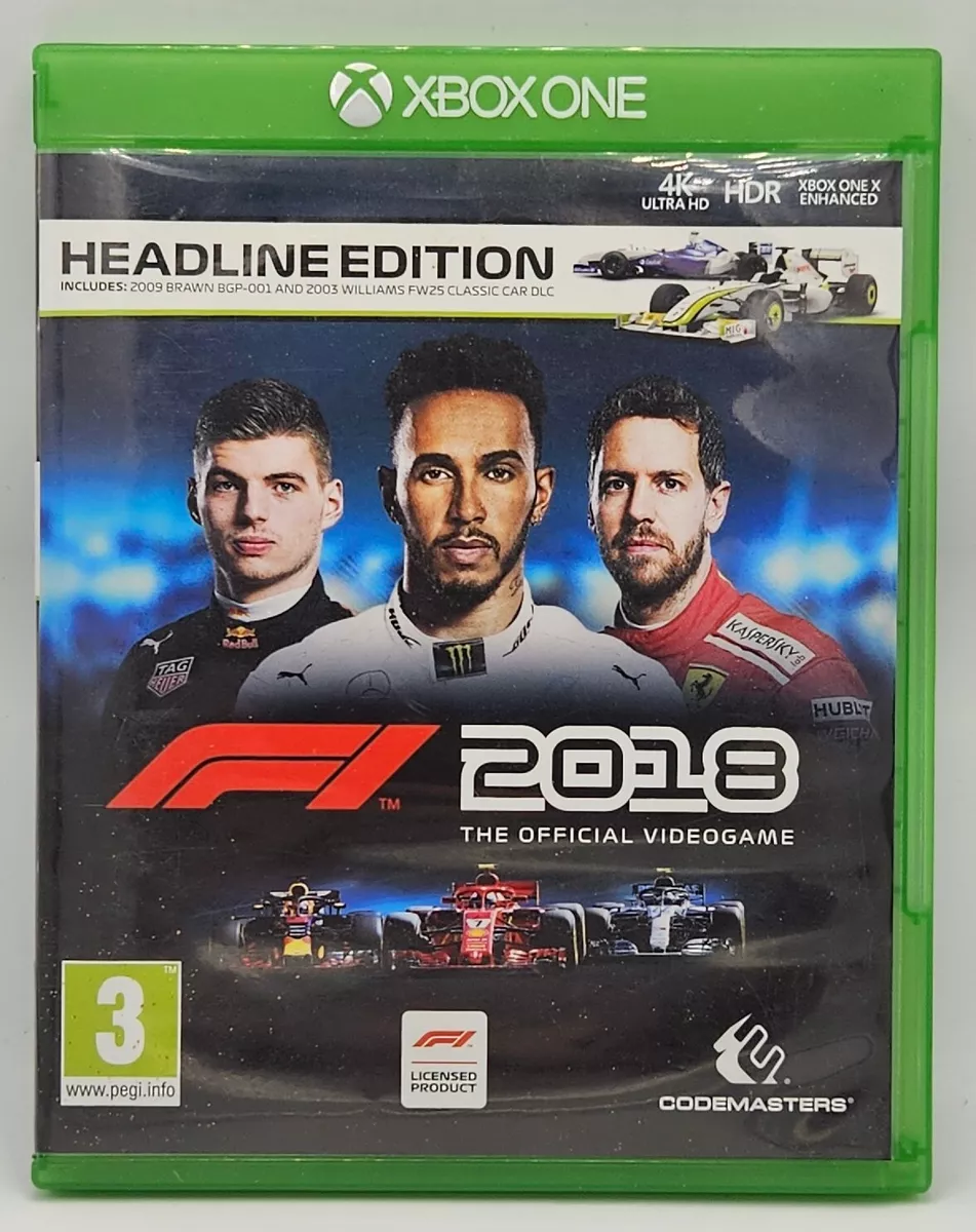 F1 2018 Headline Edition Xbox One Video Game c w Manual FREE