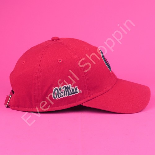 New Era Atlanta Braves Ole Miss Hat Red Blue Rebels College Night Baseball - Picture 5 of 8