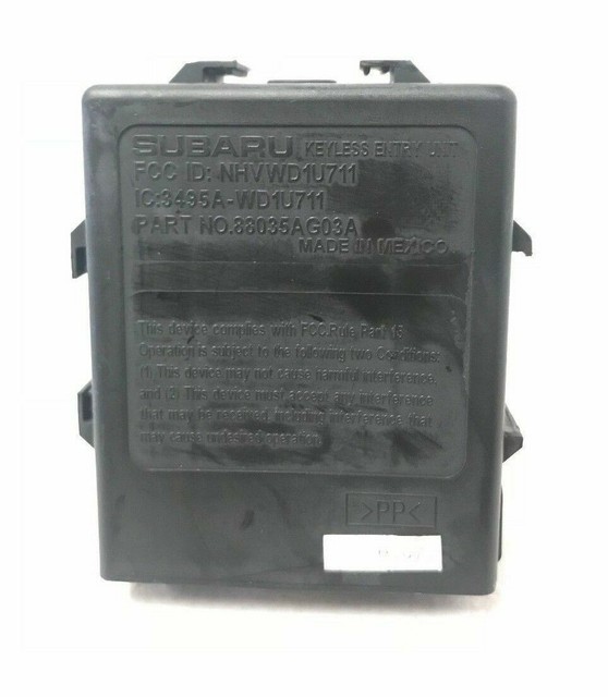 0509 SUBARU LEGACY OUTBACK KEYLESS ENTRY CONTROL UNIT MODULE OEM