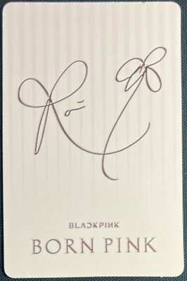 Blackpink Rosé BORN PINK Vinyl Limited Signature Official K-pop