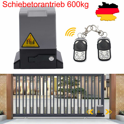 Schiebetorantrieb 600kg Schiebetor Electric Tor Antrieb Toröffner Automatic 370w