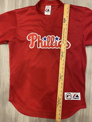 応援グッズ Philadelphia Phillies MAJESTIC JERSEY-T Men's Philadelphia Phillies Majestic Cream Alternate