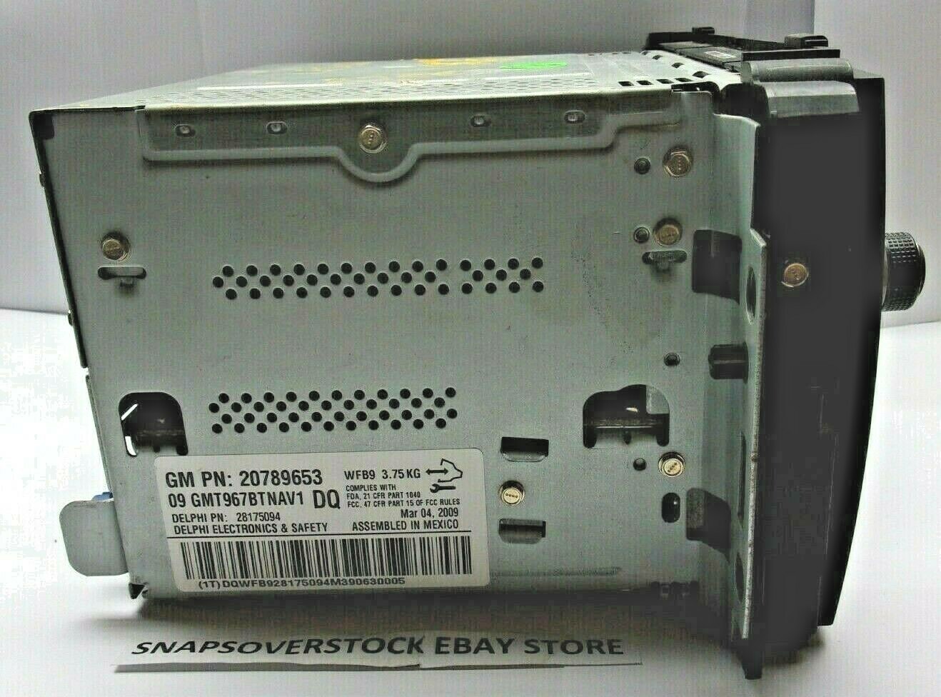 2009-2010 TRAVERSE & 2009 BUICK ENCLAVE, OEM AM/FM CD DVD NAV 