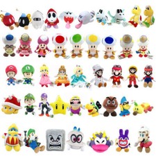 Super Mario Bros Plush Toys Soft Stuffed Game Doll Kids Birthday Xmas Gifts