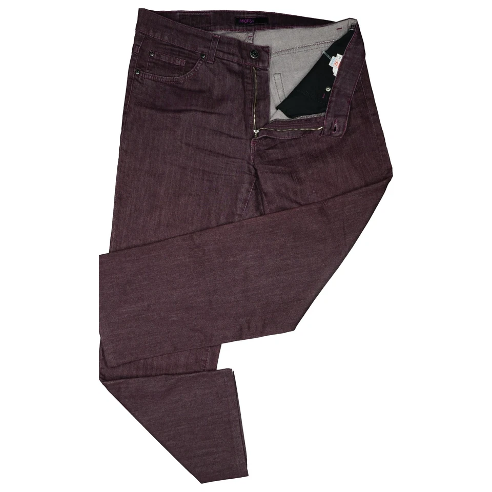 ANGELS Dolly 8028 Damen Stretch Jeans Hose Comfort High Waist 42 XL W31 L28 Lila - Bild 2 von 4