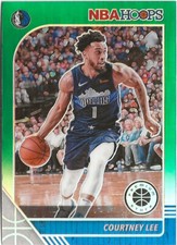 2019-20 Panini Hoops Premium  Courtney Lee Green Prizm SP Dallas Mavericks