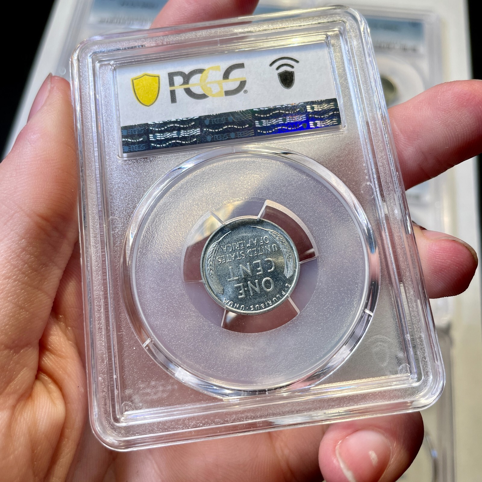 1x PCGS MS63 1943 Steel Cent Certified Slabbed "Silver" Penny eBay
