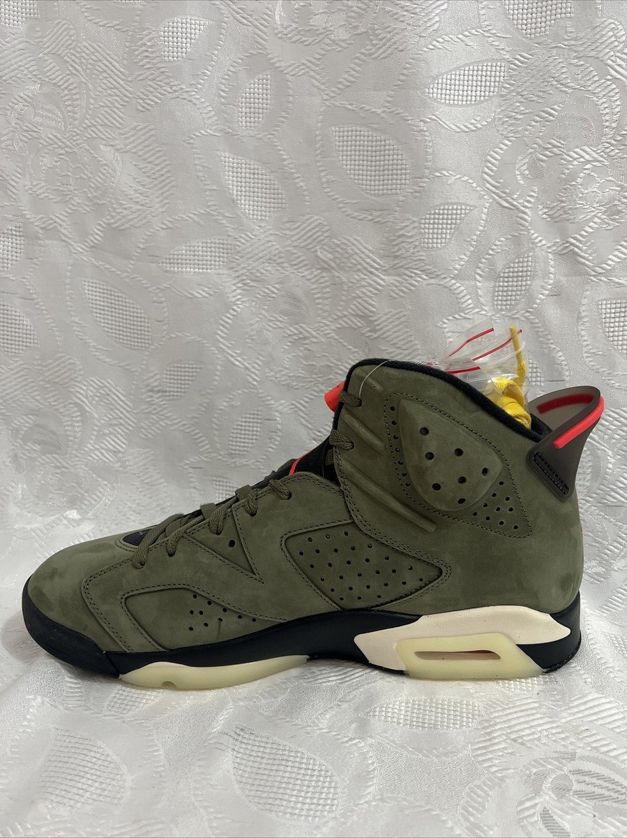 アクタス AIR JORDAN 6 VI RETRO SP 11.5 TRAVIS SCOTT CN1084 200 MEDIUM OLIVE