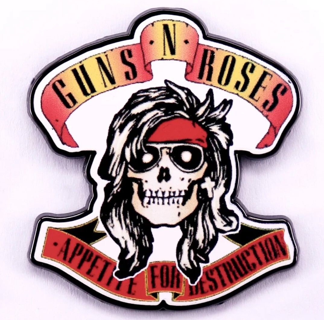a PINS PIN MUSIQUE MUSIC GUNS N ROSES HARD ROCK