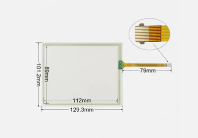 2711PC-T6C20D8 Touch Screen for 2711PC-T6M20D8 Panel Glass @24