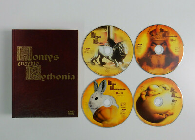 Montys Enzyklo Pythonia auf 4 DVD ´s in sehr guten Zustand !